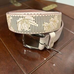 Orciani Belt woman Women floral etched